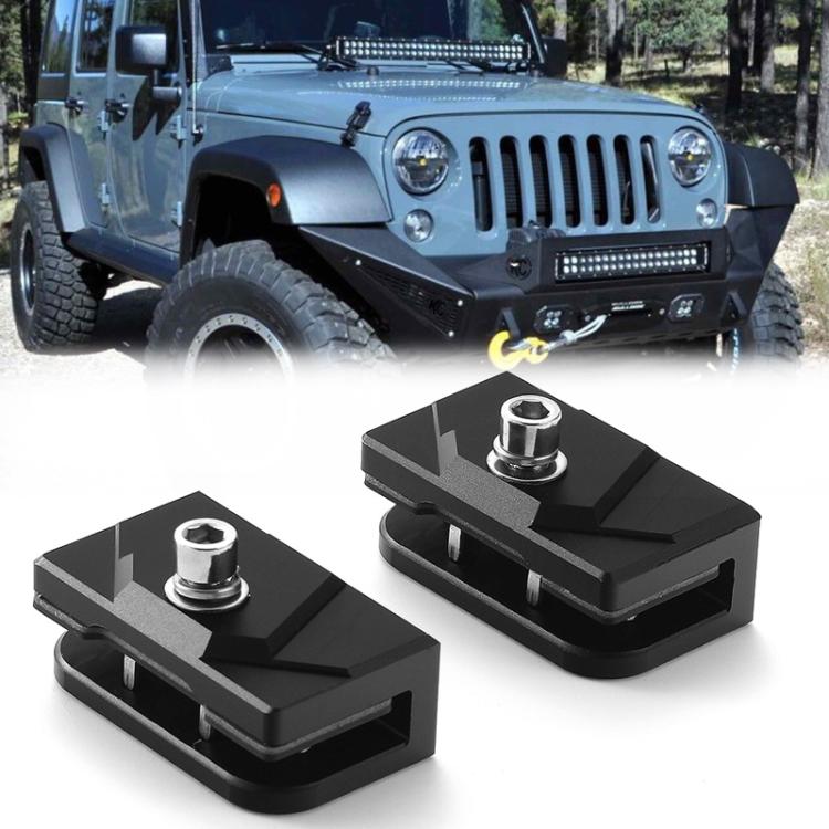 1pair For Trucks SUVs Car Adjustable Aluminum Pillar Cover LED Work Light Pod Mounting Bracket Kit - Car Light Accessories by buy2fix | Online Shopping UK | buy2fix