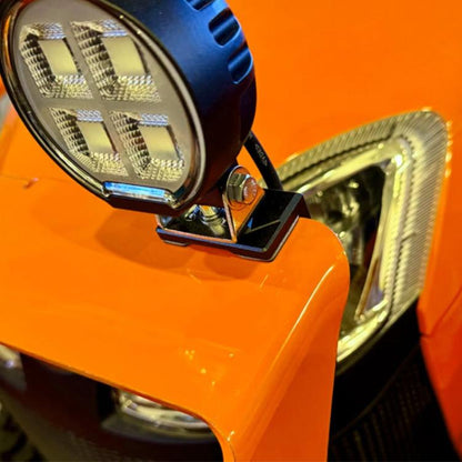 1pair For Trucks SUVs Car Adjustable Aluminum Pillar Cover LED Work Light Pod Mounting Bracket Kit - Car Light Accessories by buy2fix | Online Shopping UK | buy2fix