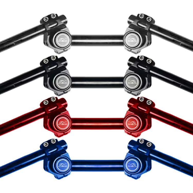 Aluminum Alloy Motorcycle Variable Diameter Handlebar Separate Faucet Handle(Blue) - Grips by buy2fix | Online Shopping UK | buy2fix