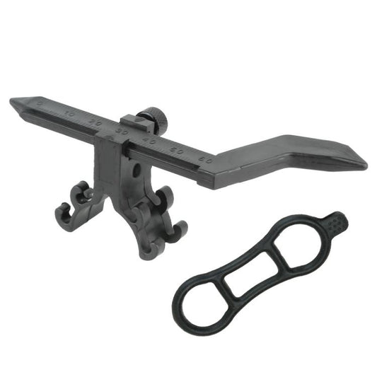 Bicycle Rim Adjustment Platform Correction Mechanical Tool, Color: BT110B Black Without Dial - Maintenance tools by buy2fix | Online Shopping UK | buy2fix