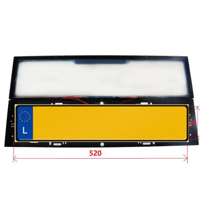 Fog Version EU Standard Double License Plate Frame Car Modification Accessories(ELP004) - License Plate Covers & Frames by buy2fix | Online Shopping UK | buy2fix