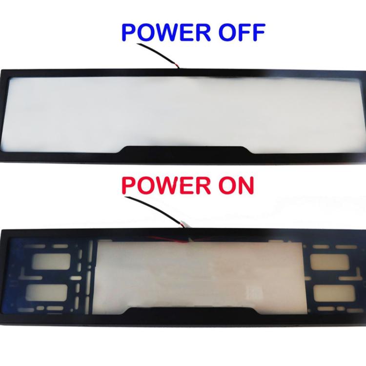 Fog Version EU Standard Double License Plate Frame Car Modification Accessories(ELP004) - License Plate Covers & Frames by buy2fix | Online Shopping UK | buy2fix