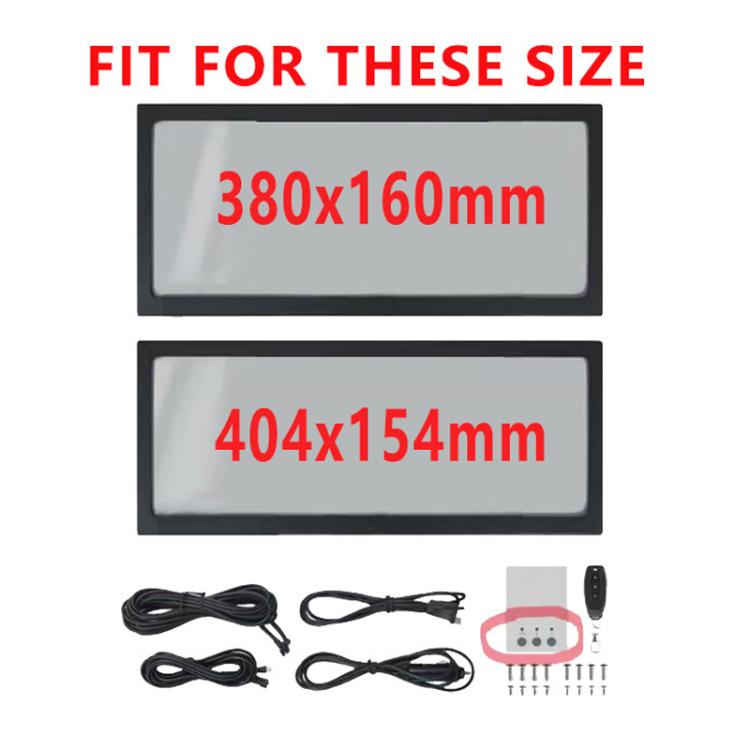 Taiwan/South America Standard Fog Version License Plate Frame - License Plate Covers & Frames by buy2fix | Online Shopping UK | buy2fix