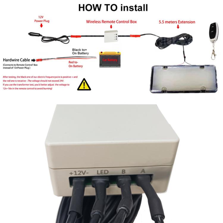 Taiwan/South America Standard Fog Version License Plate Frame - License Plate Covers & Frames by buy2fix | Online Shopping UK | buy2fix