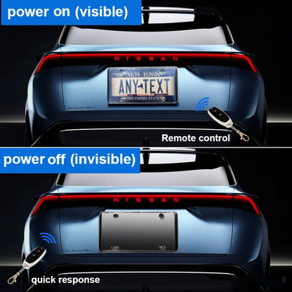 Taiwan/South America Standard Fog Version License Plate Frame - License Plate Covers & Frames by buy2fix | Online Shopping UK | buy2fix