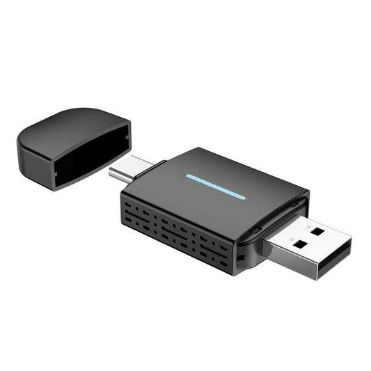 Car Wired Dual-port CarPlay/Android 2 in 1 Converts To Wireless Box - Bluetooth Adapters by buy2fix | Online Shopping UK | buy2fix