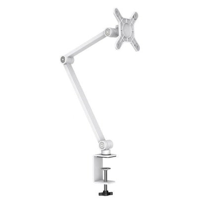 Rotating Aluminum Portable Monitor Stand Tablet Universal Folding Lifting Desktop Holder(Table Clamp White) - Lazy Bracket by buy2fix | Online Shopping UK | buy2fix