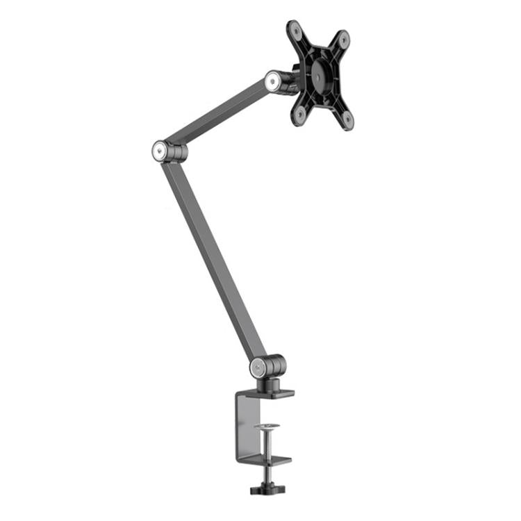 Rotating Aluminum Portable Monitor Stand Tablet Universal Folding Lifting Desktop Holder(Table Clamp Space Gray) - Lazy Bracket by buy2fix | Online Shopping UK | buy2fix