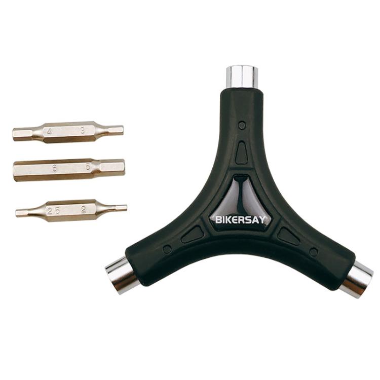 BIKERSAY Bicycle Multi-Function Triangular Hexagonal Y-Type Wrench(BT060) - Maintenance tools by BIKERSAY | Online Shopping UK | buy2fix