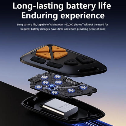 Smartphone Wireless Bluetooth Remote Control Camera Shutter E-Book Page Turner, TikTok Shorts Likes(White) - Phone Remote Control by buy2fix | Online Shopping UK | buy2fix