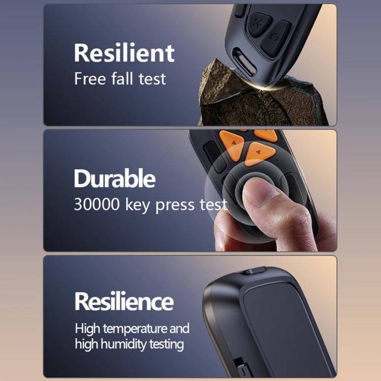 Smartphone Wireless Bluetooth Remote Control Camera Shutter E-Book Page Turner, TikTok Shorts Likes(Black) - Phone Remote Control by buy2fix | Online Shopping UK | buy2fix