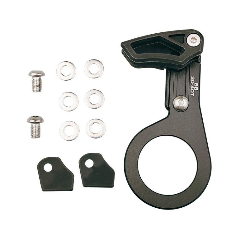 Bicycle Front Derailleur Single-Plate Positive Negative Tooth Chain Guide, Color: BB Center Shaft Model Black - Maintenance tools by BIKERSAY | Online Shopping UK | buy2fix