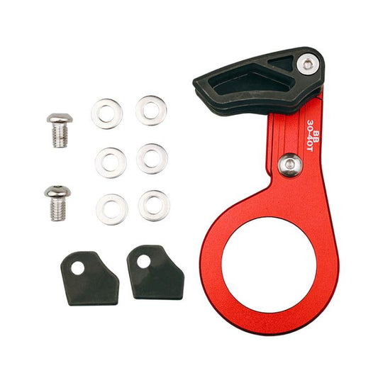 Bicycle Front Derailleur Single-Plate Positive Negative Tooth Chain Guide, Color: BB Center Shaft Model Red - Maintenance tools by BIKERSAY | Online Shopping UK | buy2fix