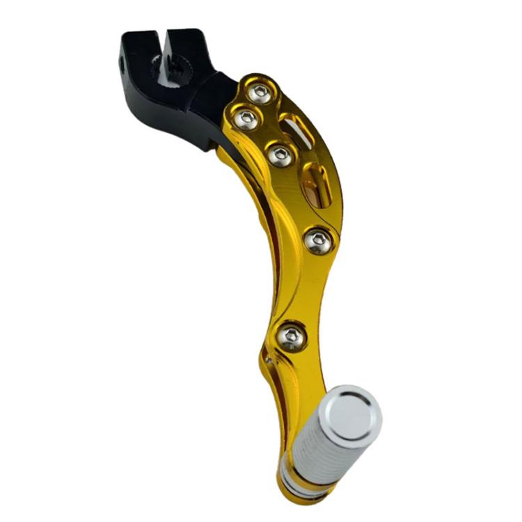 BSG-011 Universal CNC Aluminum Alloy Shift Lever Motorcycle Start Lever(Gold) - Motorbike Brakes by buy2fix | Online Shopping UK | buy2fix