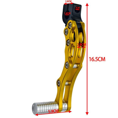 BSG-011 Universal CNC Aluminum Alloy Shift Lever Motorcycle Start Lever(Gold) - Motorbike Brakes by buy2fix | Online Shopping UK | buy2fix