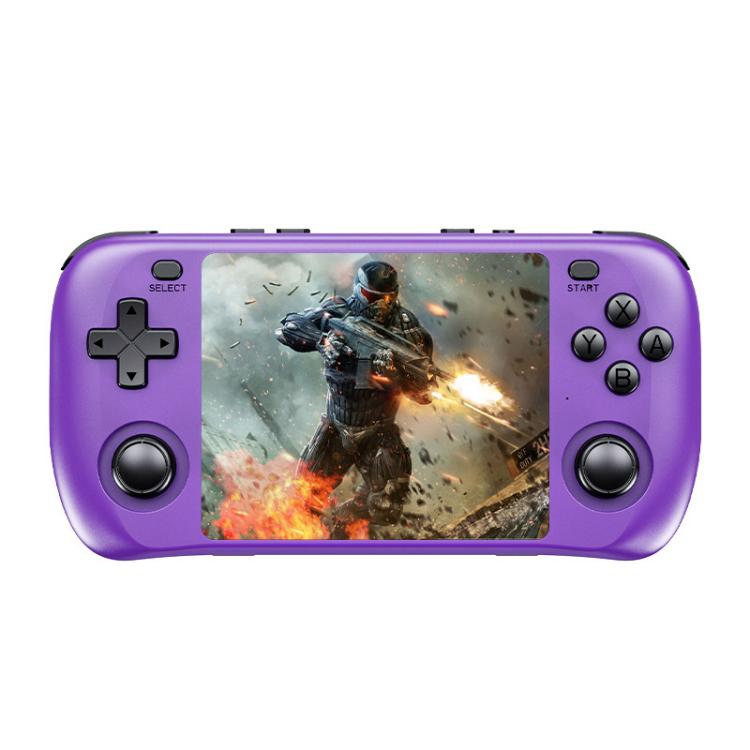 H36S 3.5 Inch IPS HD Screen Retro PSP Game Console Linux System GBA Handheld Video Game Console, Memory: 64G(Purple) - Pocket Console by buy2fix | Online Shopping UK | buy2fix