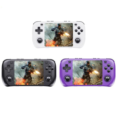 H36S 3.5 Inch IPS HD Screen Retro PSP Game Console Linux System GBA Handheld Video Game Console, Memory: 128G(Purple) - Pocket Console by buy2fix | Online Shopping UK | buy2fix