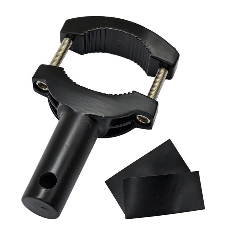 KZG-007 Motorcycle Shock-absorbing Clamp-type Spotlight Fixing Bracket(Black) - Holder by buy2fix | Online Shopping UK | buy2fix