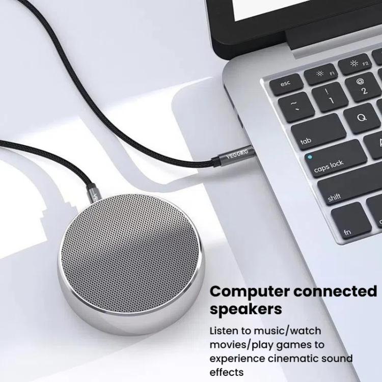 VegGieg Aux Car Audio Cable 3.5mm Male To Male Connection Cable For Phone Computer Stereo Amplifier Earphone, Length: 5m(Braided) - Microphone Audio Cable & Connector by VegGieg | Online Shopping UK | buy2fix