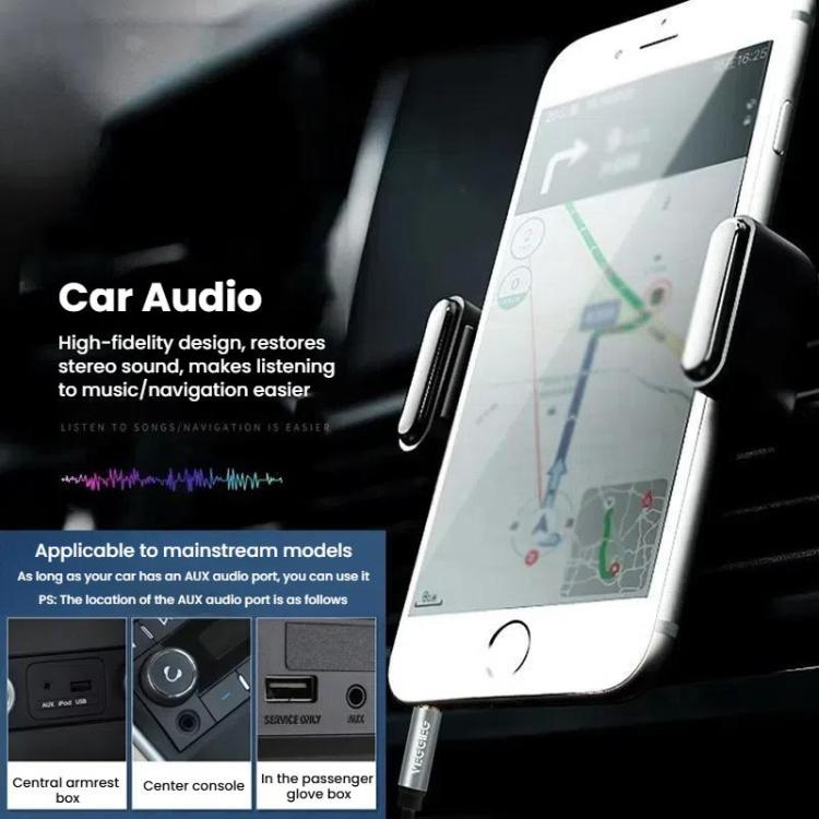 VegGieg Aux Car Audio Cable 3.5mm Male To Male Connection Cable For Phone Computer Stereo Amplifier Earphone, Length: 2m(Braided) - Microphone Audio Cable & Connector by VegGieg | Online Shopping UK | buy2fix