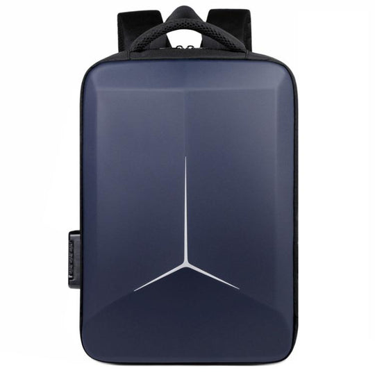 17.3-18 Inch Hard Shell Laptop Backpack with USB+Type-C Charging Ports Unisex Anti-Theft  Business Travel Bag, Color: Airbag Blue