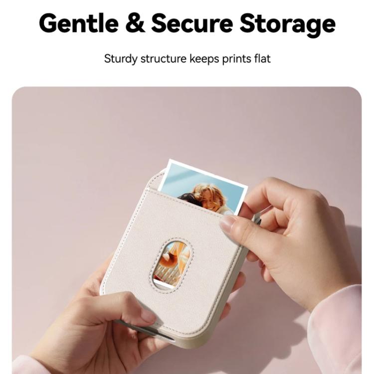TELESIN Portable Instant Photo Printer With Magnetic Bag & Self-Adhesive Photo Paper For Travel & Memories(White) - Photo Printers by Huawei | Online Shopping UK | buy2fix