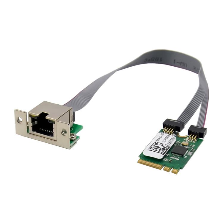 SUNWEIT ST7206 M.2 A+E RTL8125BG Single Port RJ45 2.5G Quad Speed Industrial Network Card - Add-on Cards by SUNWEIT | Online Shopping UK | buy2fix