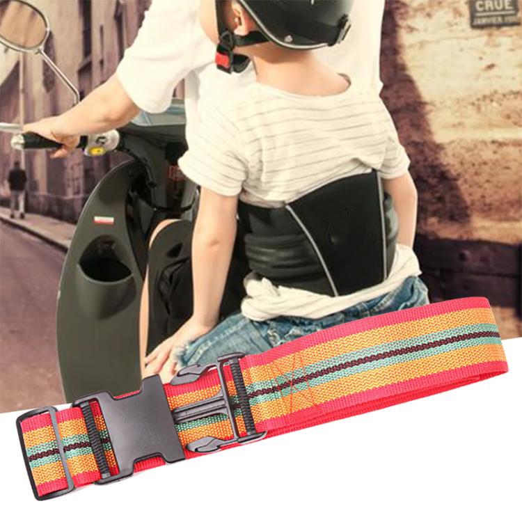 Children Simple Portable Seat Belt Motorcycle Bicycle Fall Prevention Belt(Colorful) - Protective Gear by buy2fix | Online Shopping UK | buy2fix