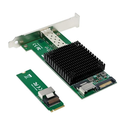 SUNWEIT ST7331 M.2 X520DA1 10GbE Single Optical / SFP+ Server Industrial Network Card - Add-on Cards by SUNWEIT | Online Shopping UK | buy2fix