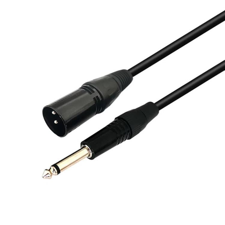 VEGGIEG 3Pin XLR Speaker Loudspeaker Cable Mixer Balanced Audio Microphone Cable, Length: 15m(6.5mm To XLR Male) - Microphone Audio Cable & Connector by VEGGIEG | Online Shopping UK | buy2fix