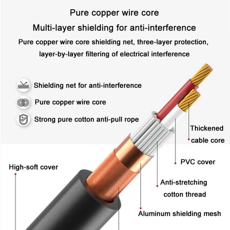 VEGGIEG 3Pin XLR Speaker Loudspeaker Cable Mixer Balanced Audio Microphone Cable, Length: 20m(6.5mm To XLR Male) - Microphone Audio Cable & Connector by VEGGIEG | Online Shopping UK | buy2fix