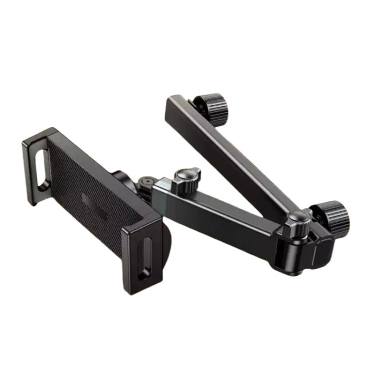 Telescopic Car Rear Pillow Phone Tablet Holder 2-Section Folding Headrest Bracket(Plastic Type) - Universal Car Holders by buy2fix | Online Shopping UK | buy2fix