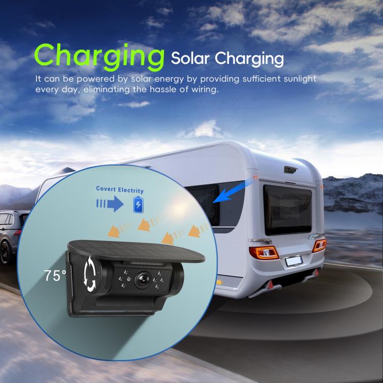 Wireless HD Solar Magnetic WIFI Camera 720P Mobile APP Universal HD Camera - Rear View Cameras by buy2fix | Online Shopping UK | buy2fix