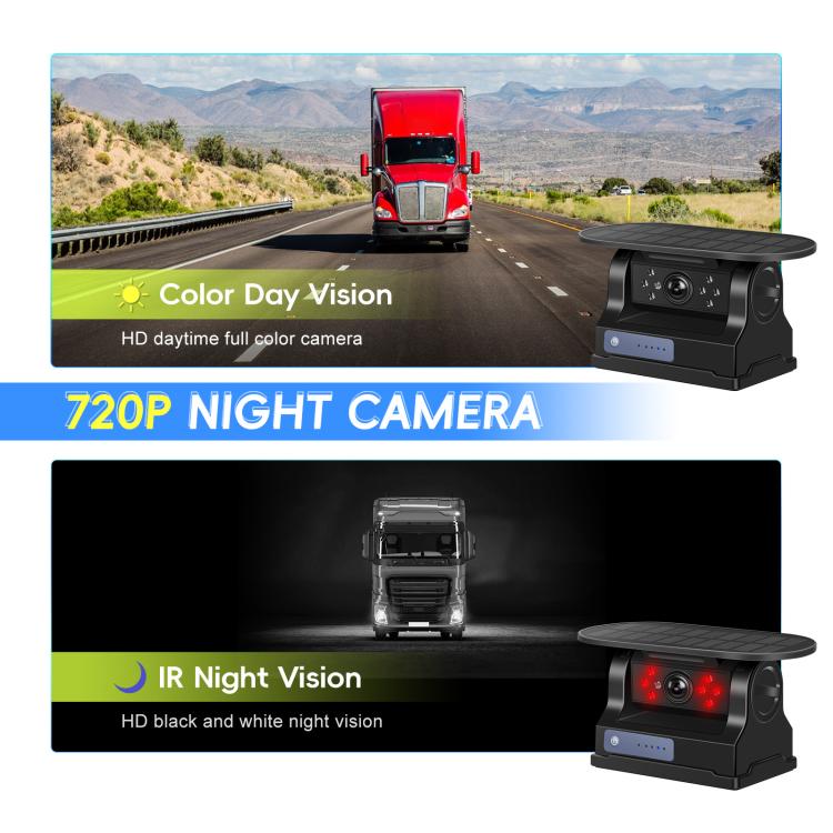 Wireless HD Solar Magnetic WIFI Camera 720P Mobile APP Universal HD Camera - Rear View Cameras by buy2fix | Online Shopping UK | buy2fix