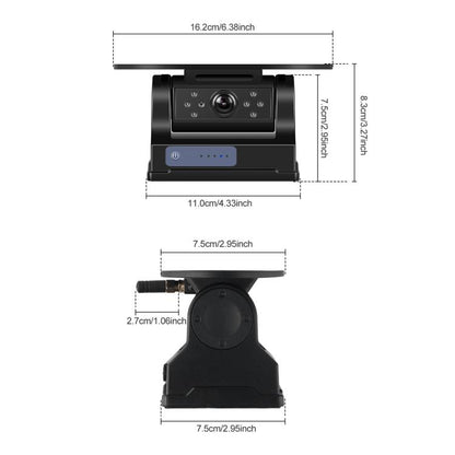 Wireless HD Solar Magnetic WIFI Camera 720P Mobile APP Universal HD Camera - Rear View Cameras by buy2fix | Online Shopping UK | buy2fix