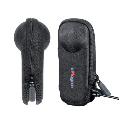 For Insta360 X5 Camera aMagisn Storage Bag Hard Shell Protective Case with Carabiner Clip - Case & Bags by aMagisn | Online Shopping UK | buy2fix