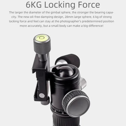 XILETU FM5C-MINI Adjustable 16.5-51cm Aluminum Tripod with 26mm Ball Head 6kg Load Capacity for 360-degree Panoramic Shooting - Tripods by XILETU | Online Shopping UK | buy2fix