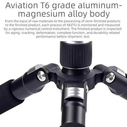 XILETU FM5C-MINI Adjustable 16.5-51cm Aluminum Tripod with 26mm Ball Head 6kg Load Capacity for 360-degree Panoramic Shooting - Tripods by XILETU | Online Shopping UK | buy2fix