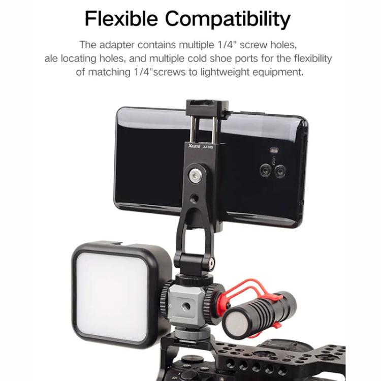 XILETU  XDS-15  Multi-head Cold Shoe Mount Adapter for Camera Flash, Microphone, LED Light - Stand Bracket by XILETU | Online Shopping UK | buy2fix
