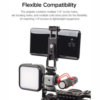 XILETU  XDS-15  Multi-head Cold Shoe Mount Adapter for Camera Flash, Microphone, LED Light - Stand Bracket by XILETU | Online Shopping UK | buy2fix
