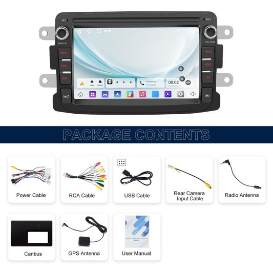 7 inch Horizontal Screen Android Navigation Car Bluetooth MP5 Player, For Renault / Captur / Symbol, Memory: 4+64G(Standard) - Car MP3 & MP4 & MP5 by buy2fix | Online Shopping UK | buy2fix