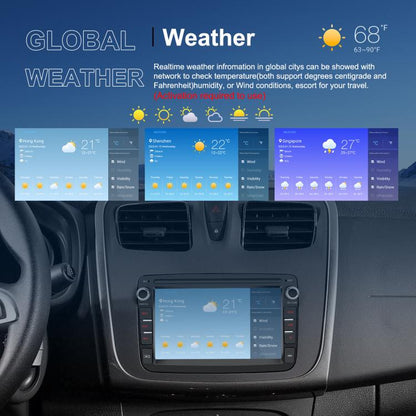 7 inch Horizontal Screen Android Navigation Car Bluetooth MP5 Player, For Renault / Captur / Symbol, Memory: 2+64G(Standard) - Car MP3 & MP4 & MP5 by buy2fix | Online Shopping UK | buy2fix