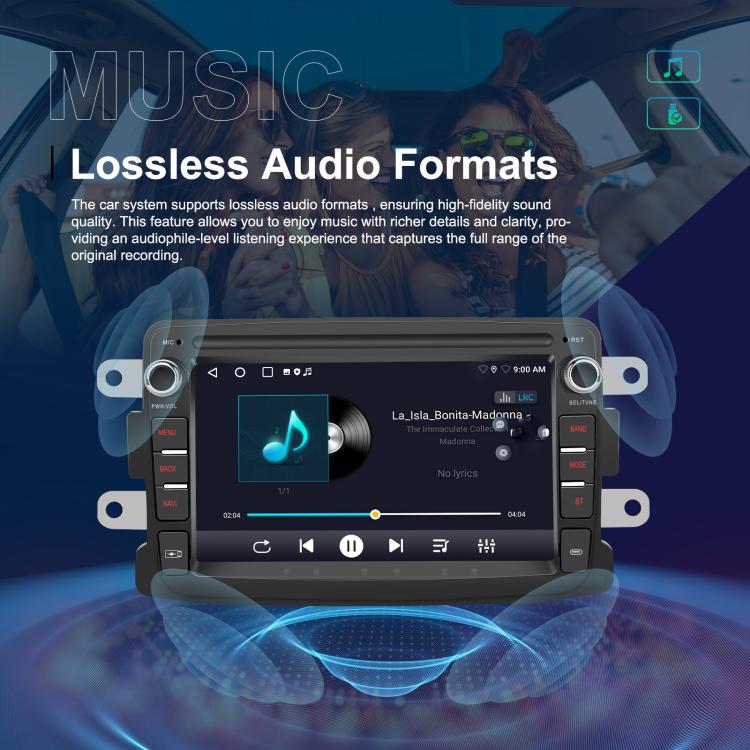 7 inch Horizontal Screen Android Navigation Car Bluetooth MP5 Player, For Renault / Captur / Symbol, Memory: 4+64G(Standard) - Car MP3 & MP4 & MP5 by buy2fix | Online Shopping UK | buy2fix