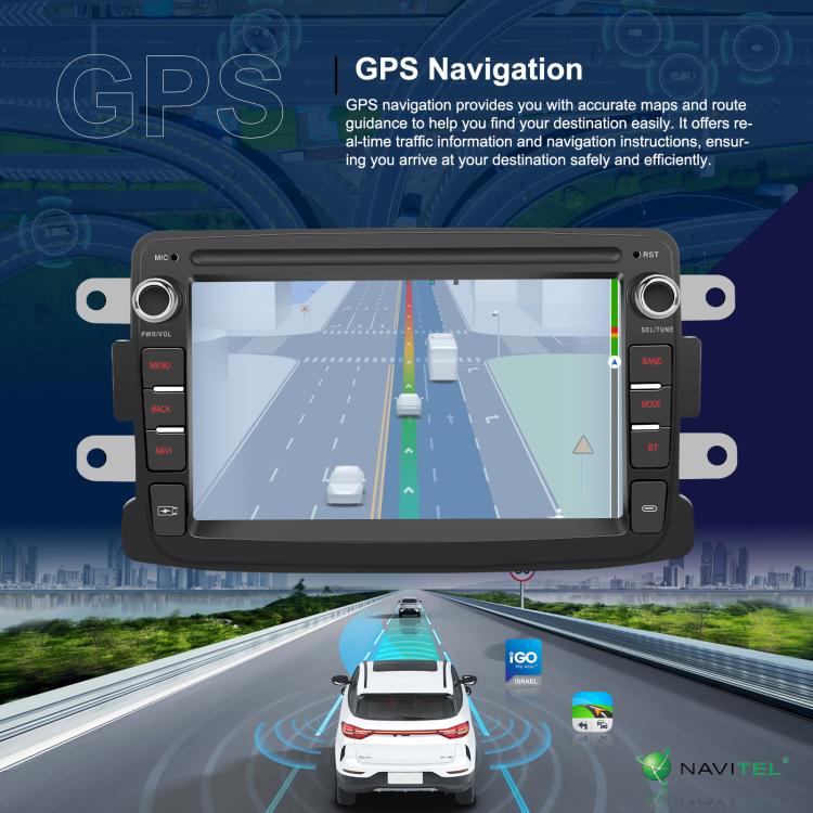 7 inch Horizontal Screen Android Navigation Car Bluetooth MP5 Player, For Renault / Captur / Symbol, Memory: 4+64G(Standard) - Car MP3 & MP4 & MP5 by buy2fix | Online Shopping UK | buy2fix