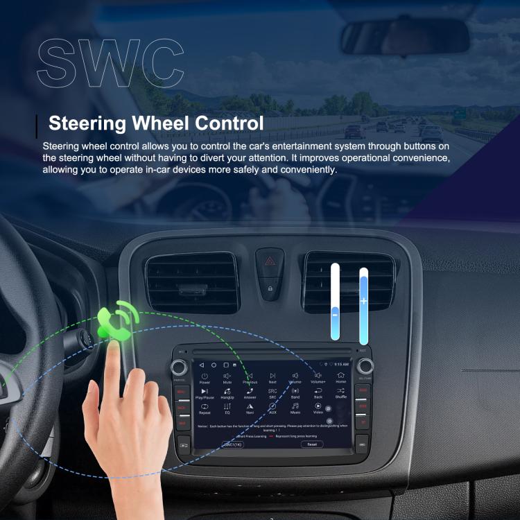 7 inch Horizontal Screen Android Navigation Car Bluetooth MP5 Player, For Renault / Captur / Symbol, Memory: 4+64G(Standard) - Car MP3 & MP4 & MP5 by buy2fix | Online Shopping UK | buy2fix