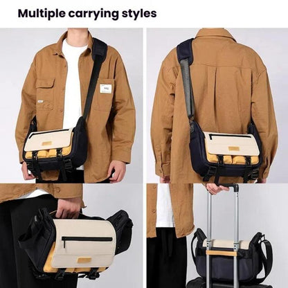 Cwatcun D191 Medium Shoulder Camera Bag Waterproof Crossbody Microsingle DSLR Camera Messenger Bag - Strap Satchel by Cwatcun | Online Shopping UK | buy2fix