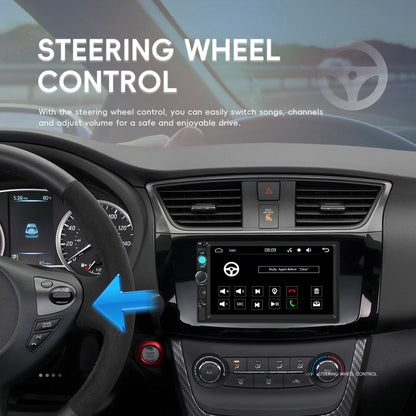 7 Inch Wired Carplay Dual Butt MP5 Player Bluetooth Big Screen Car Center Control, Spec: Standard - Car MP3 & MP4 & MP5 by buy2fix | Online Shopping UK | buy2fix