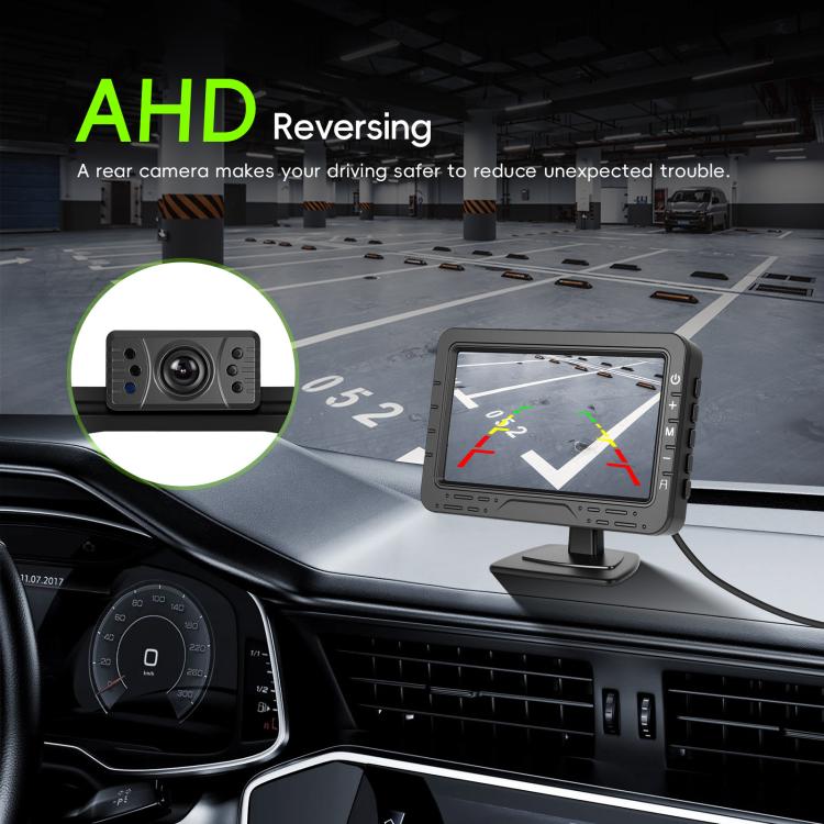4.3 Inch Reversing Display Digital Wired HD 1 To 1 Set, Spec: Europe - Car Monitor by buy2fix | Online Shopping UK | buy2fix