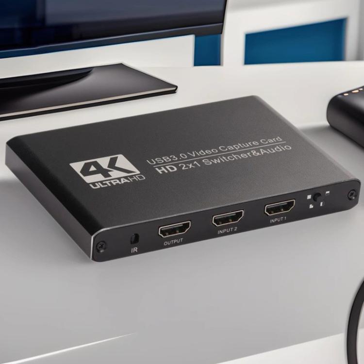 USB 3.0 HD Video Capture Card 4K Camera Computer Game Live Recording Box - Video Capture Solutions by buy2fix | Online Shopping UK | buy2fix