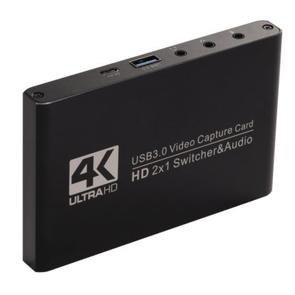 USB 3.0 HD Video Capture Card 4K Camera Computer Game Live Recording Box - Video Capture Solutions by buy2fix | Online Shopping UK | buy2fix